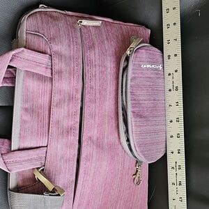 Fopati Lavender Laptop Bag with Detachable Pouch